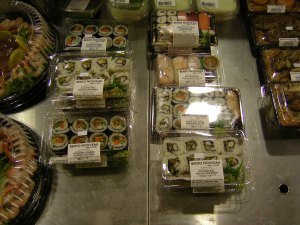 sushi in TO supermarket